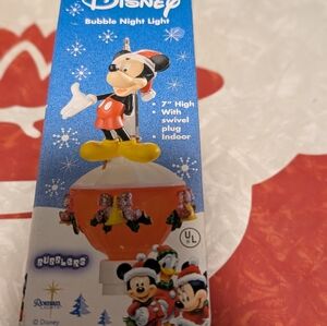 Disney Mickey Mouse Bubble Christmas Night Light